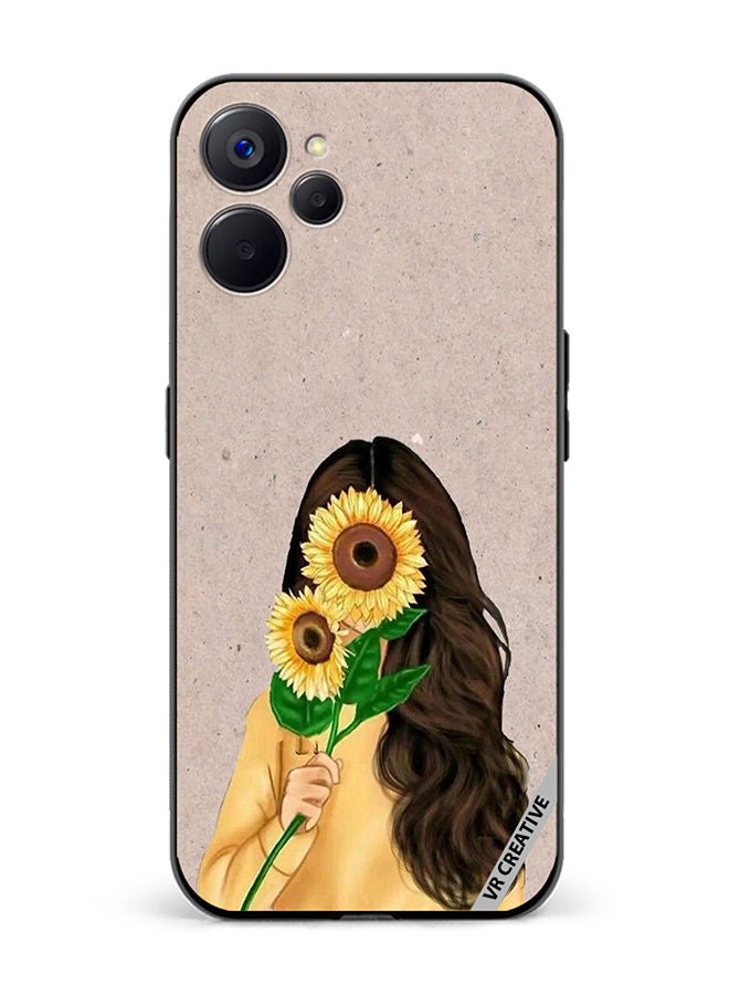 VR CREATIVE Protective Case Cover For Realme 10 5G Sunflower2 Design Multicolour - Image 1