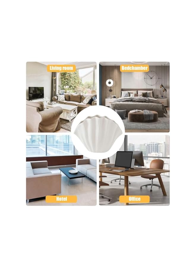 The Bros Shell-Shaped Vase, Ceramic Art Vase for Living Room Decor, Minimalist Creative Plain-Fired Vases for Modern Home Decor, Flower Vases for Modern Home Decor - Image 4