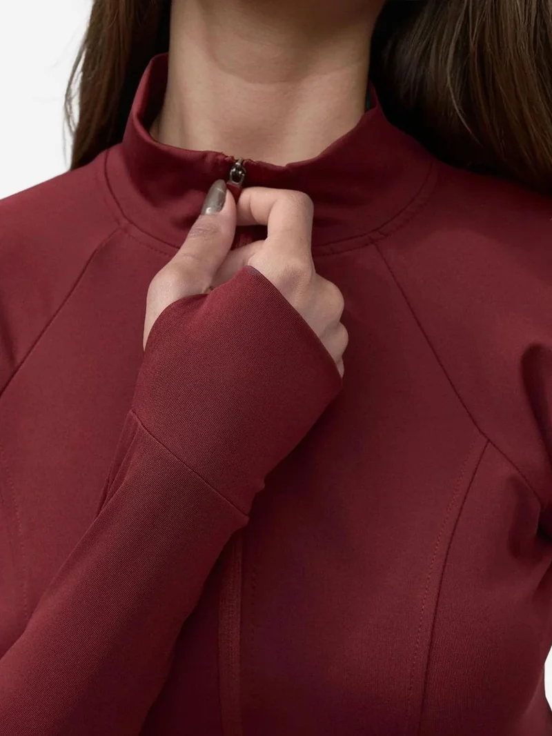 HICCUP Fitted Knitted Turtleneck Active Top