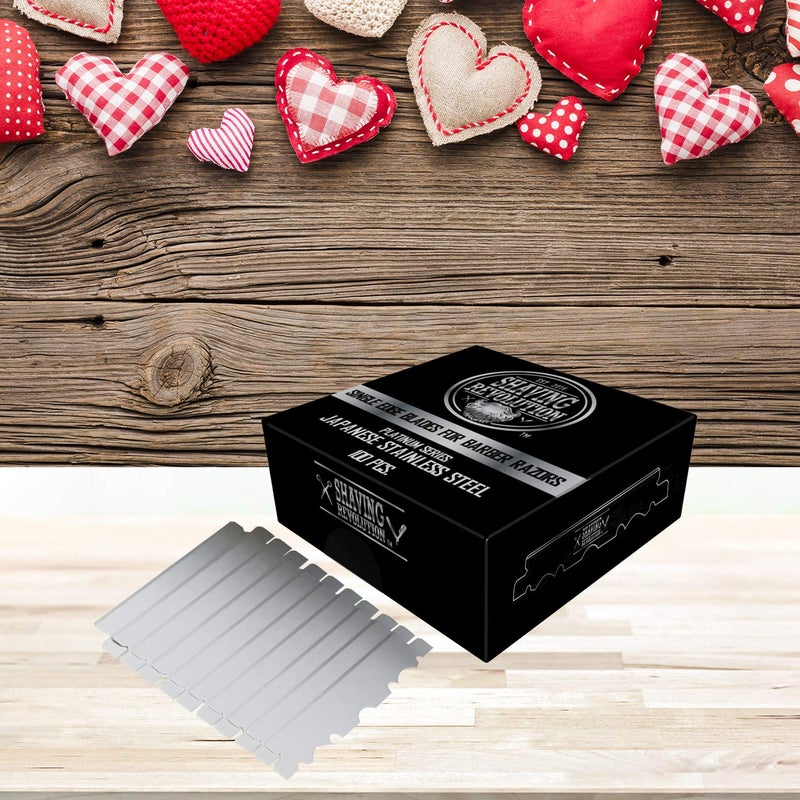 SHAVING REVOLUTION Barber Razor Blade - Single Edge Razor Blades 100 Count - Stainless Steel Razor Blades Single Edge - Image 3