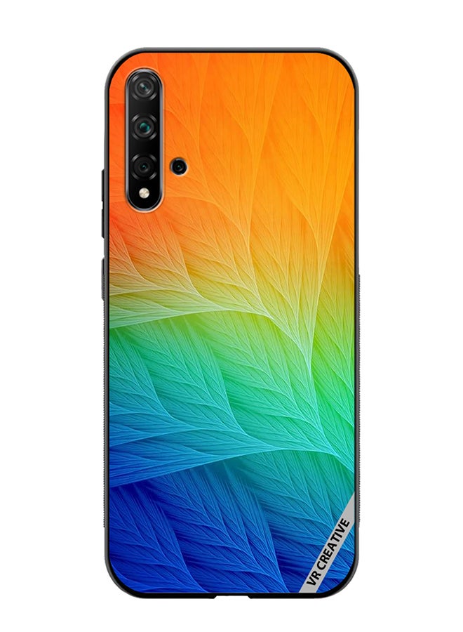 VR CREATIVE Protective Case Cover For Huawei Nova 5T Cute Layers Design Multicolour - Image 1