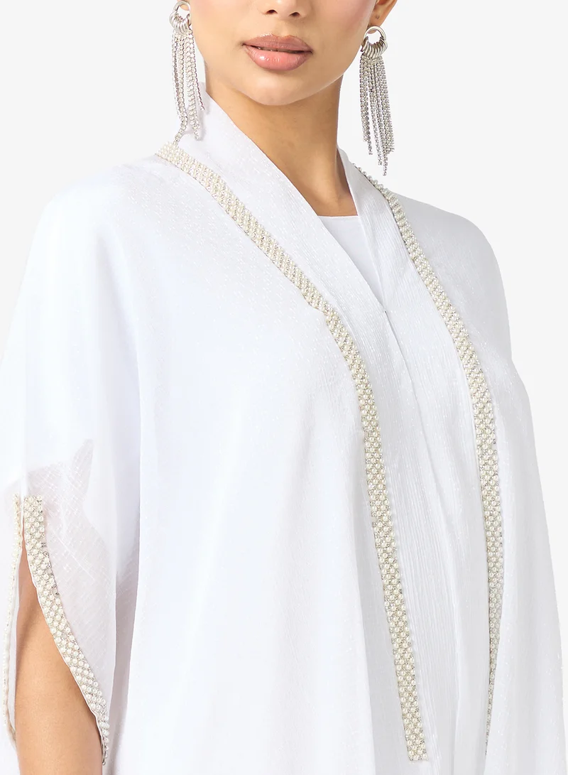 hayas closet  Lace Detailed Abaya for Women | Best Price UAE