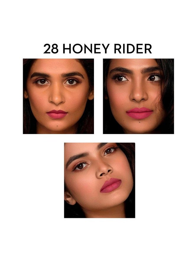 SUGAR Cosmetics Matte As Hell Lip Crayon | Lasts Upto 8Hrs | Water Resistent Lipstick For Women | 2.5Gm - 28 Honey Rider  - Image 5