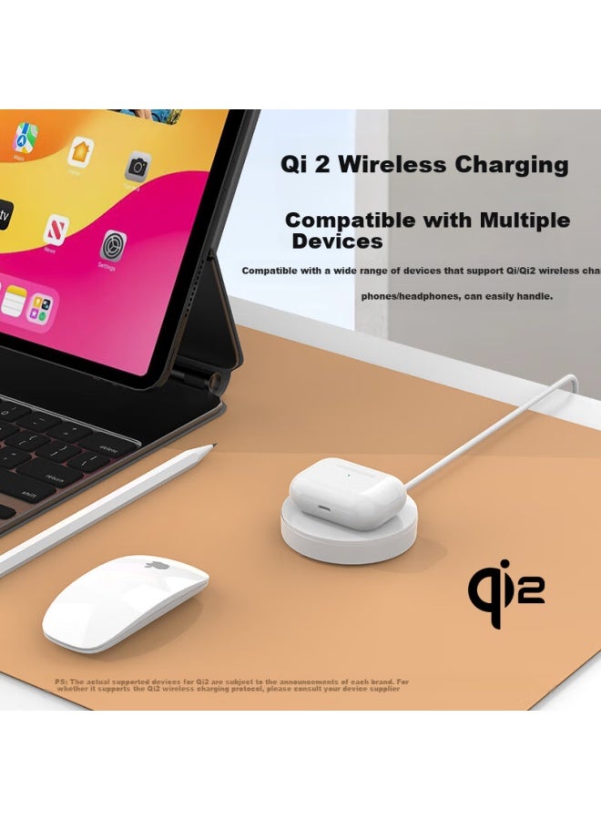 Gdgo Qi2 Certified 15w Apple Wireless Charger Magsafe Magnetic Low Temperature Fast Charging For Android Xiaomi Huawei Phone Iphone 16/15/14 Earphones - Image 2