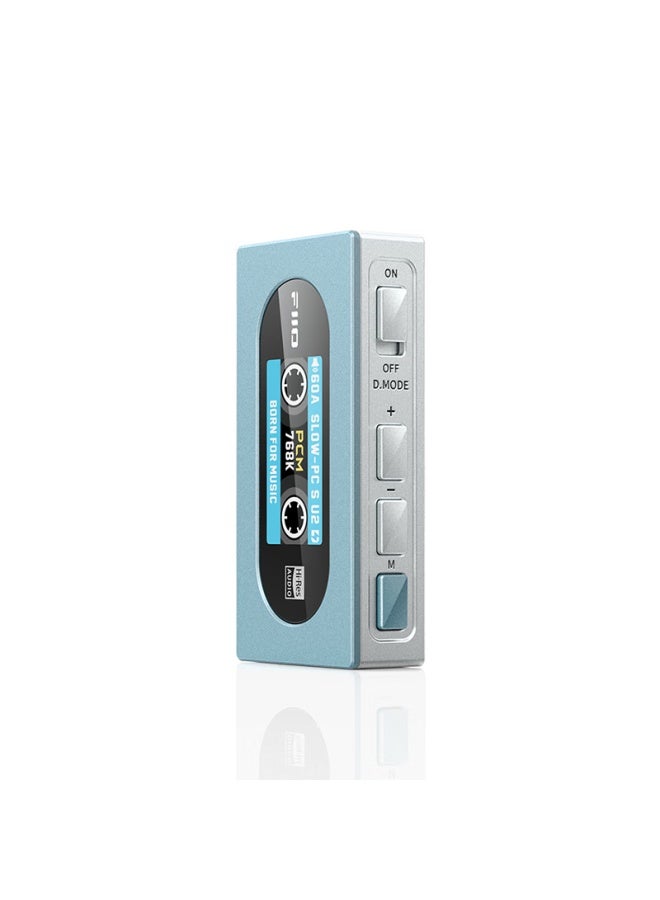 FiiO مضخم سماعات الرأس المحمول Fiio Ka15 HiFi المتوازن 4.4 مع DAC لأجهزة الكمبيوتر والهواتف الذكية، يدعم PS5، أزرق سماوي - Image 5