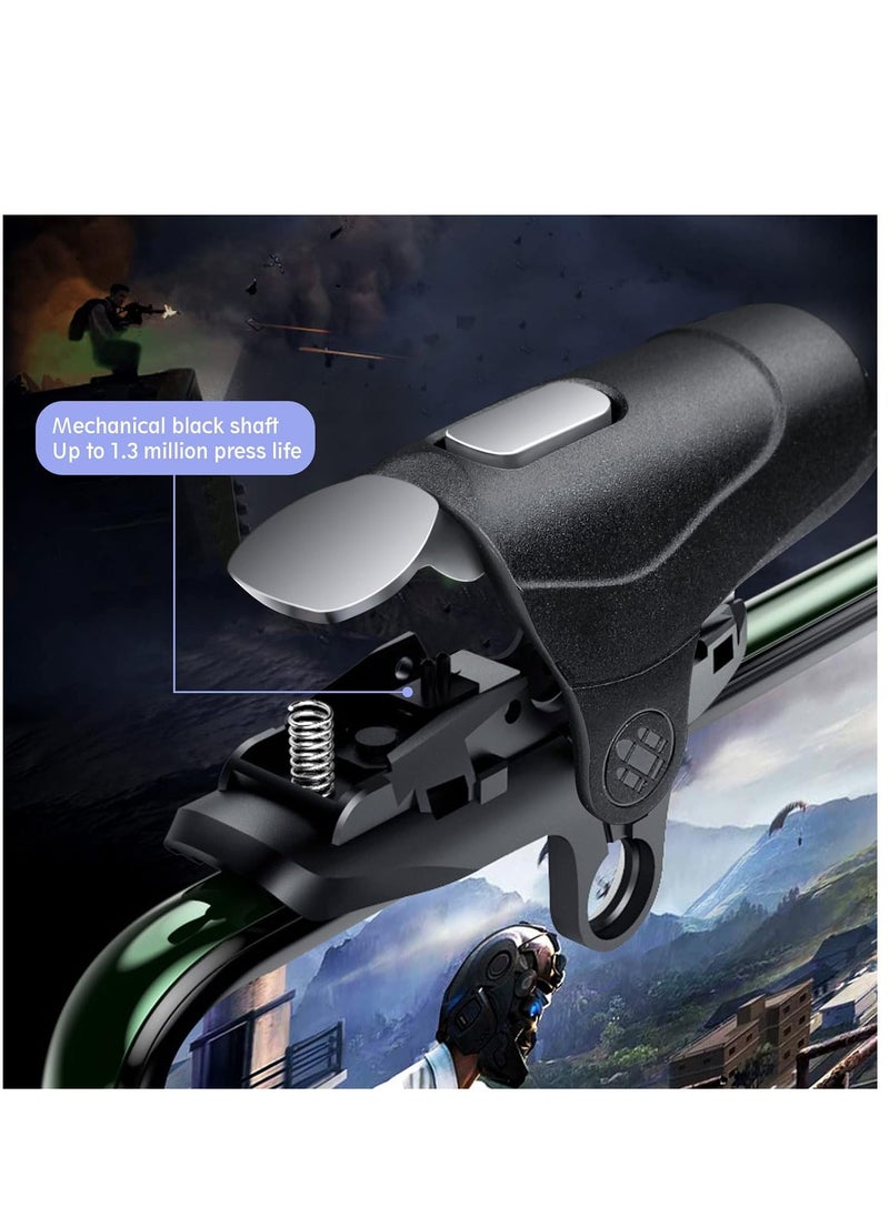 Generic - PUBG Mobile Controller, 16 Shots per Second Auto High Frequency Click Mobile Gaming Controllers for PUBG/Fortnite/Rules of Survival Gaming Grip and Gaming Joysticks for Android iOS Phone - Image 1
