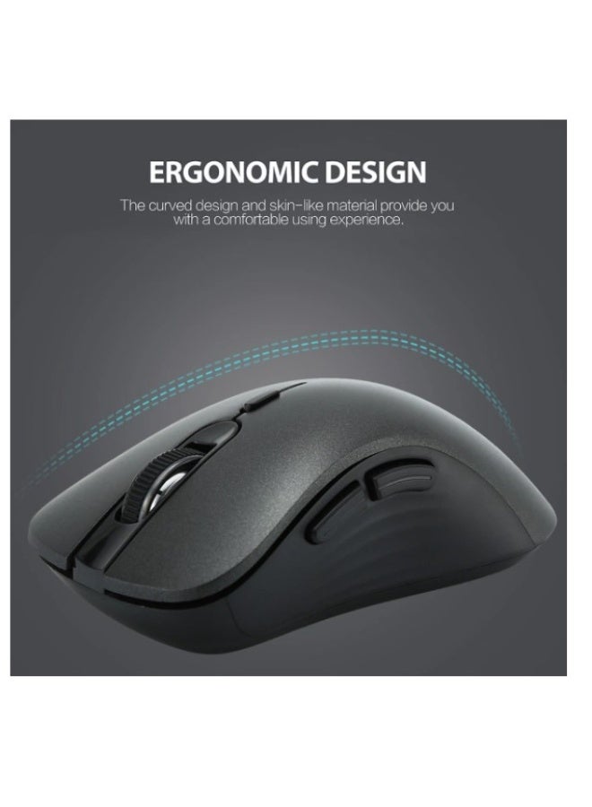 Haing فأرة لاسلكية 2.4G مع موصل Type C - Image 4