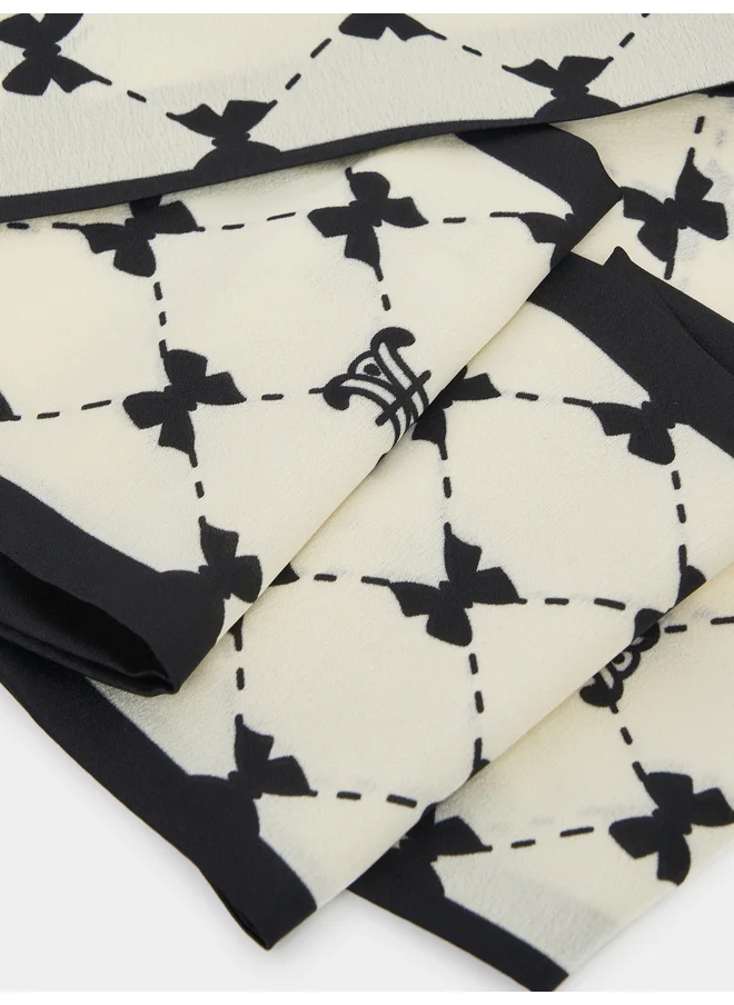 ستايلي Styli All Over Print Scarf