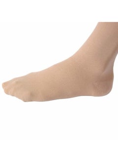 JOBST Relief Knee High Graduated Compression Socks 20-30mmHg - Comfortable Unisex Design - Closed Toe, Beige, Large  - Image 3