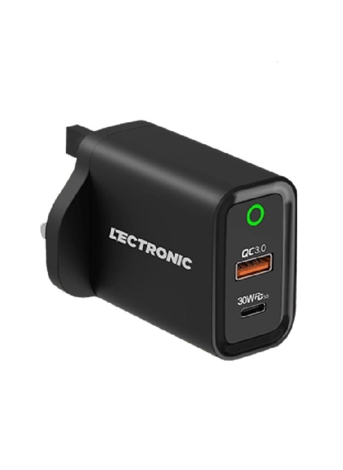 LeCtronic - 2-Ports Adapter 30W Grey - Image 1