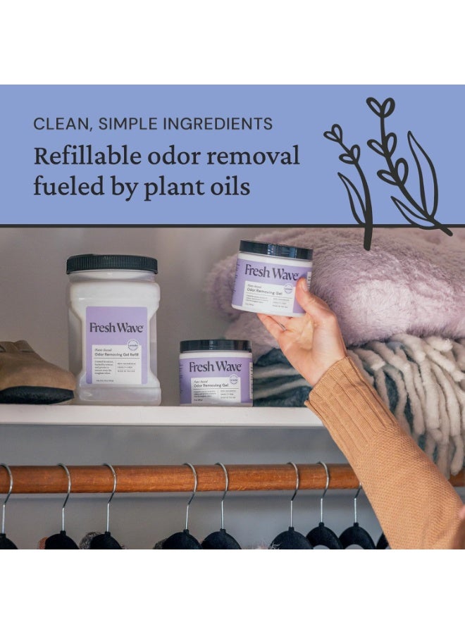 Fresh Wave Plant Based Lavender Odor Eliminating & Deodorizing Gel 425G - Image 5