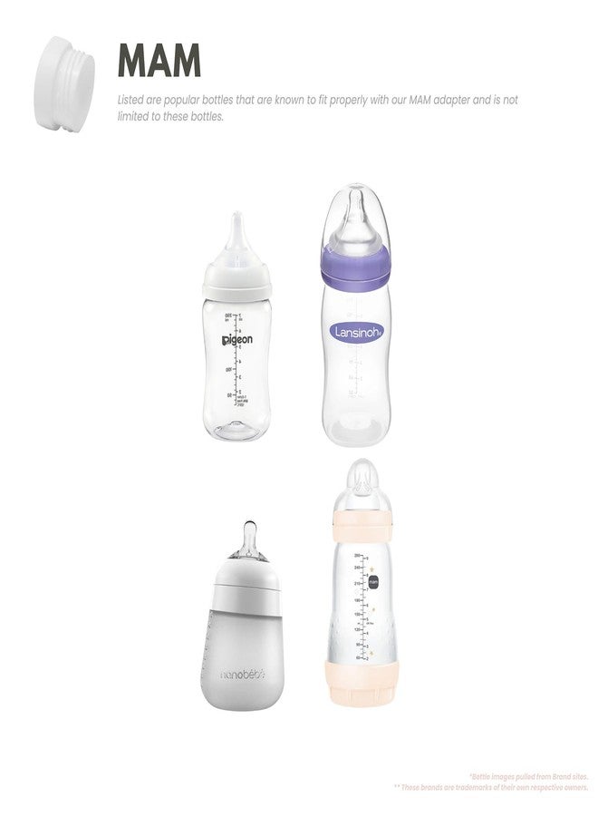 Baby's Brew Baby’s Brew Bottle Adapter for The Baby’s Brew Portable Warmer Adapters for Milk Warmers, Leak-Proof and Easy-to-Clean Design, Compatible with Mam, Lansinoh, nanobebe Wideneck, and Pigeon - Image 2