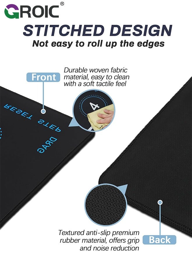 جرويك Basketball Footstep Training Mat, Portable Basketball Footwork Training Mat, Agility Footstep Training Mat, Basketball Pads for Training All Levels, Point Reminder Basketball Practice Equipment - Image 3