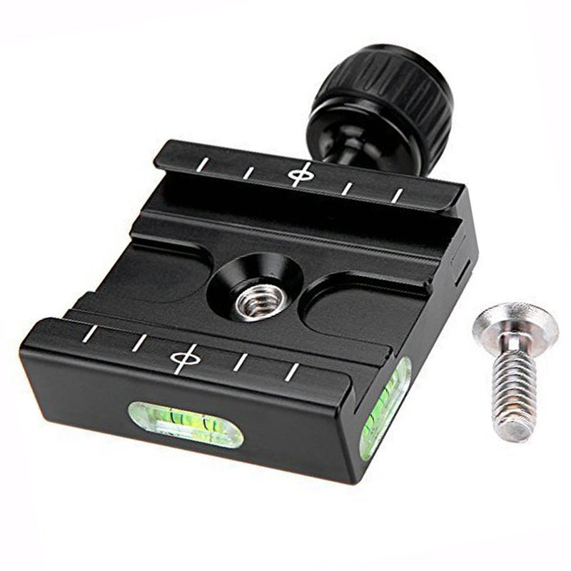Fotasy 50mm Arca Swiss Type Clamp, Arca QR Clamp, 50 mm Arca Clamp, Arca Swiss Clamp, Quick Release Plate Clamp, QR Clamp, Arca Tripod Mount Adapter, for Tripod Head Monohead, with 50mm Arca Plate, Cl50_PU50, Black - Image 3