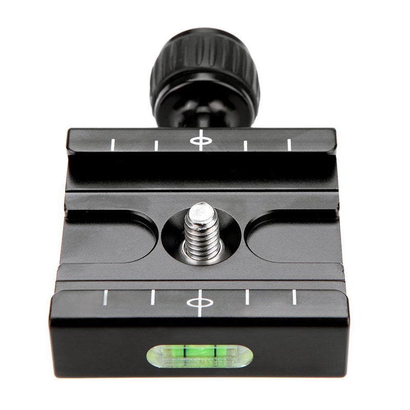 Fotasy 50mm Arca Swiss Type Clamp, Arca QR Clamp, 50 mm Arca Clamp, Arca Swiss Clamp, Quick Release Plate Clamp, QR Clamp, Arca Tripod Mount Adapter, for Tripod Head Monohead, with 50mm Arca Plate, Cl50_PU50, Black - Image 4