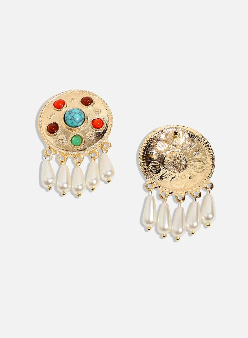 SOHI Western Artificial Drop Earring Jewellery