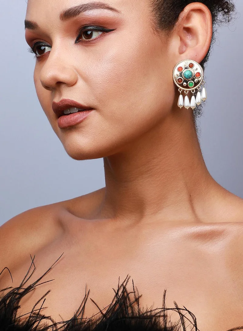 SOHI Western Artificial Drop Earring Jewellery
