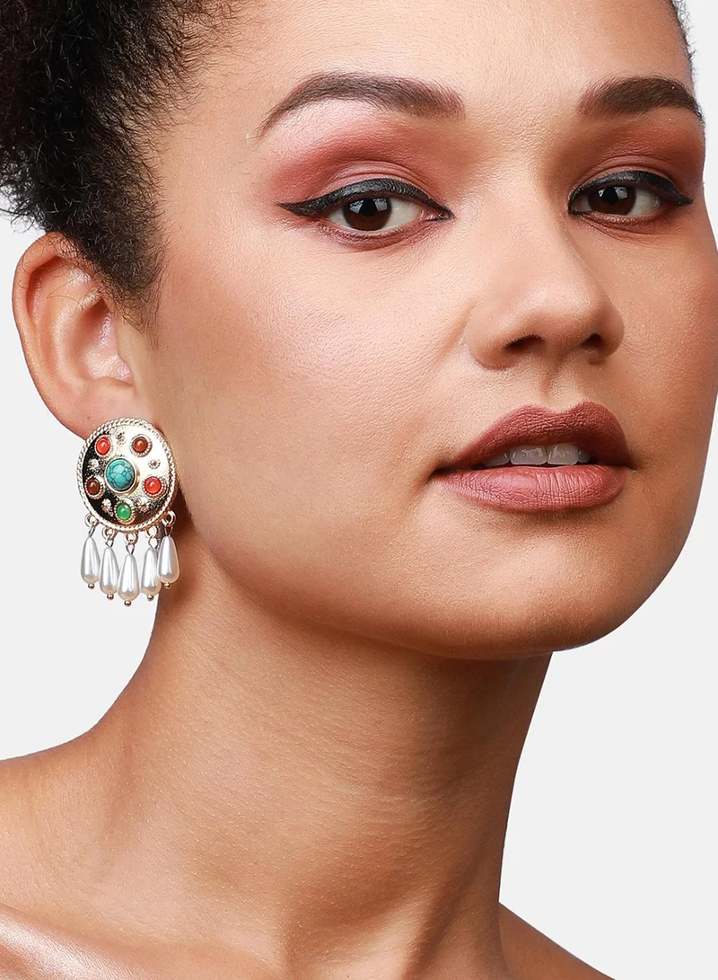 SOHI Western Artificial Drop Earring Jewellery