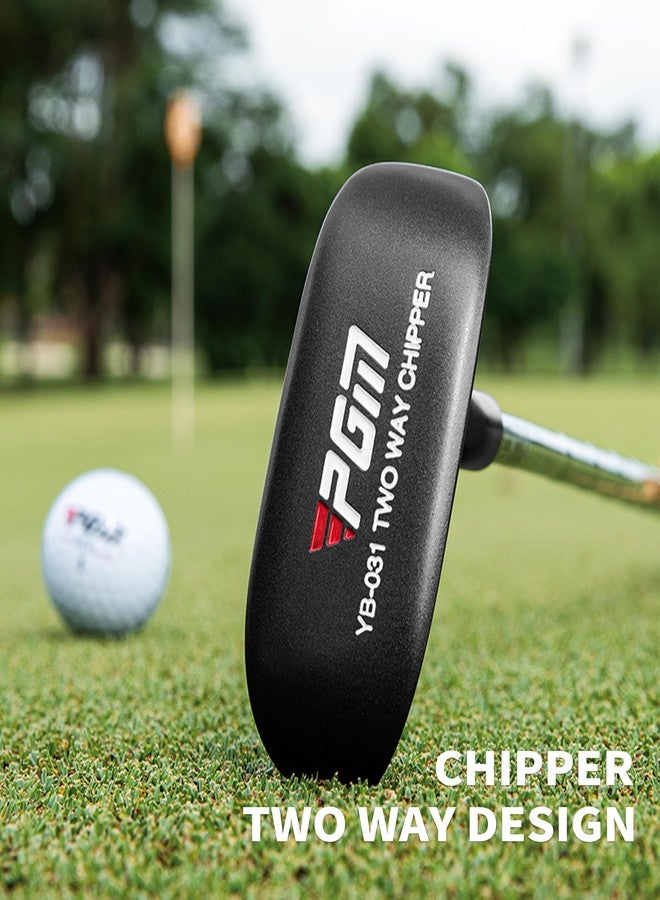 PGM Golf Club Two-Way Chipper 36° for Right and Left Handed, Dual-Sided Chipper Putter Short Game Improvement Wedge for Men and Women Blue TUG071 - Image 4