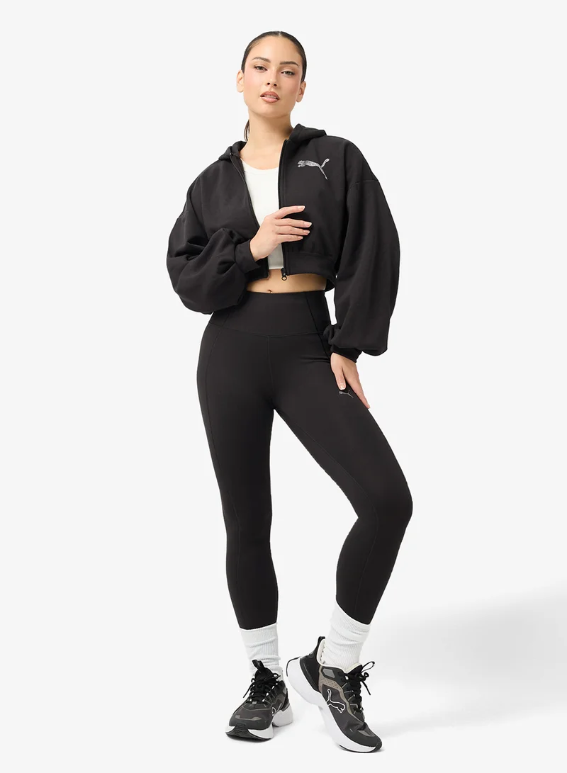 PUMA Essential Graphic Bedazzled Hoodie