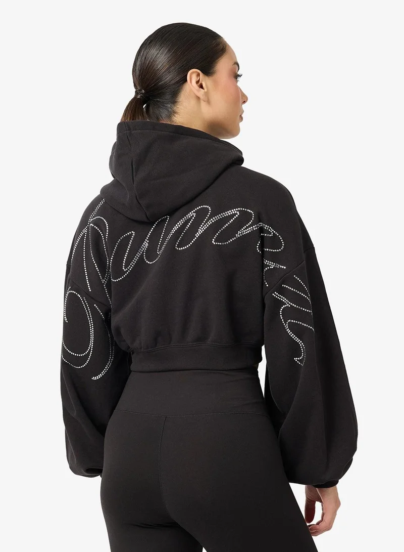 PUMA  Essential Graphic Bedazzled Hoodie for Women | Best Price UAE