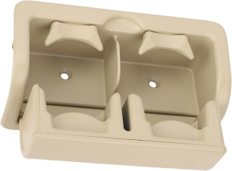 Asixxsix Rear Cup Holder, Stable Structure Prevents Spills Easy Access Console Cup Holder Assembly with Part Number for QX56 2012 2013 QX80 2014 2018 Armada 2017 2019 (Beige) - Image 2