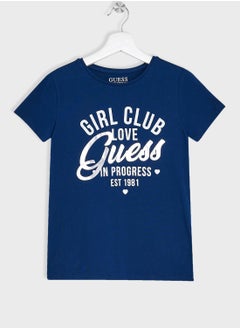 Kids Logo Round Neck T-Shirt