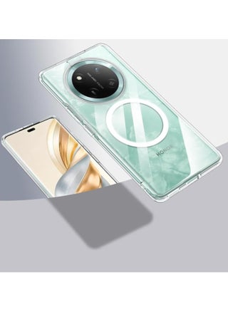 Magnetic Case Compatible with Honor X9c 5G/Honor X60 Pro, Matte Frosted u0026 Clear Transparent Case Airbag Anti-drop Hard PC Soft TPU Bumper Shockproof Protective Cover - pzsku/Z507BE55BA1E735607375Z/45/1742357973/f433cab0-c158-485f-bc58-f19cfa5df65c