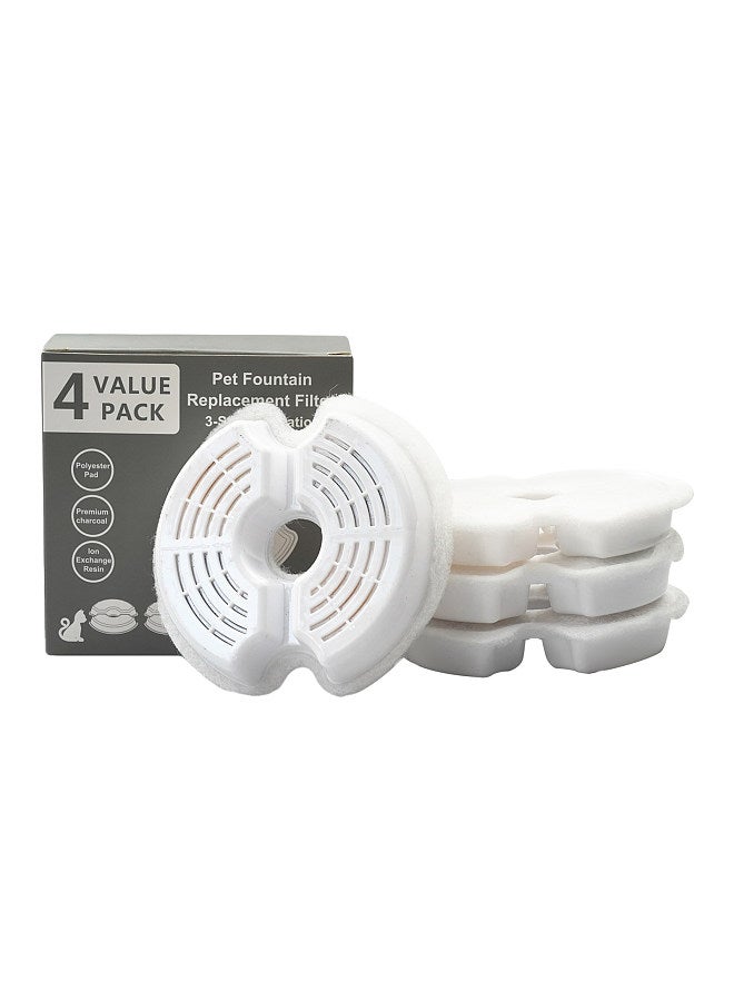 4PCS Pet Fountain Filter Sponge Replacement Pet Fountain Foam Filter  - Image 4