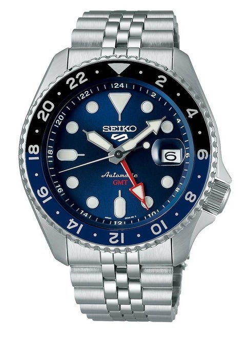 5 Sports GMT SSK003K1 Men’s Watch, Blue Dial 42.5mm Case 100M WR Automatic GMT