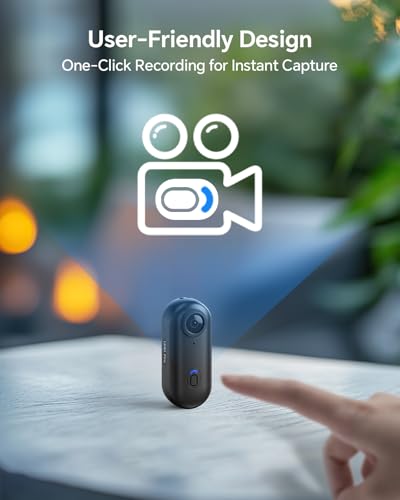 BOBLOV W4 4K Mini Body Camera,128G Wearable Camera with 360°Rotatable Clip & Magnetic Clip, Thumb Size, 96 Minutes for Recording, Easy to Use for Lecture, Traveling, Pet Walking and Outdoors - Image 5
