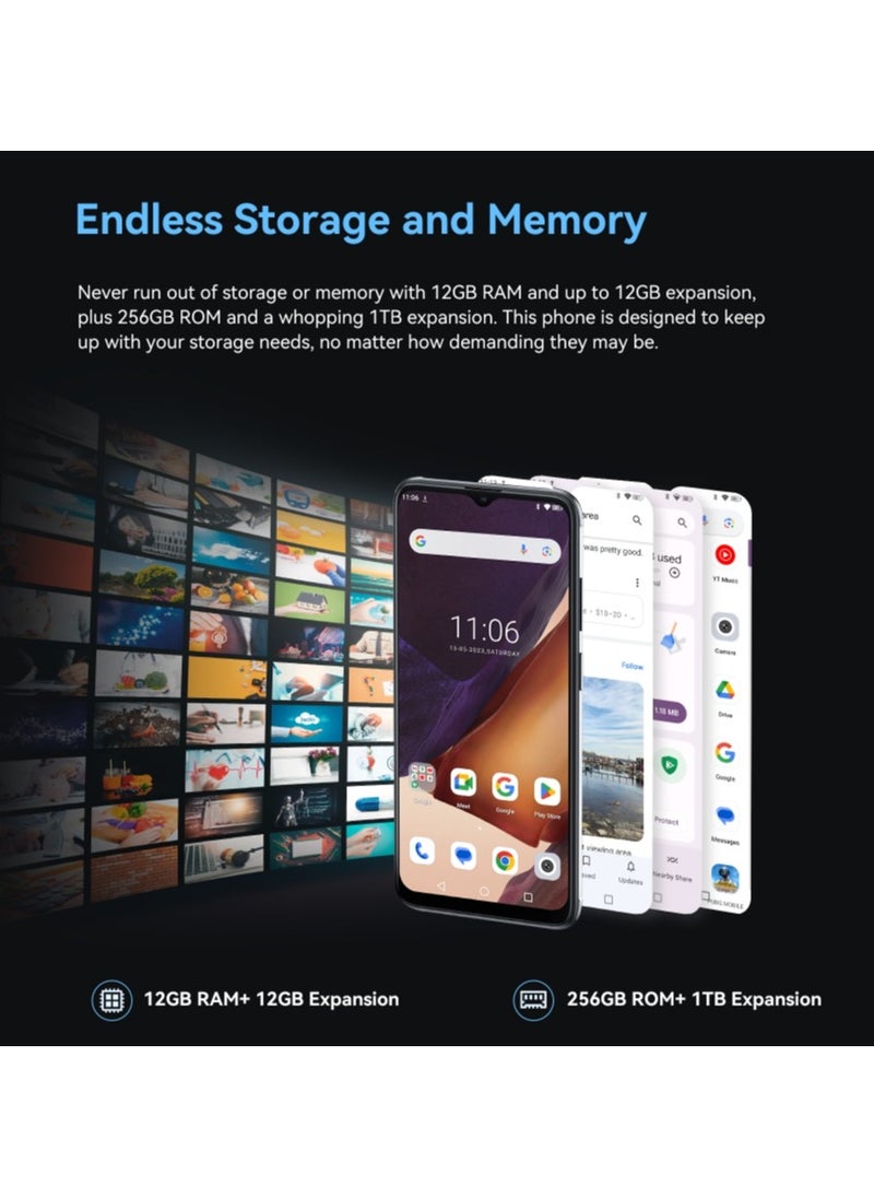 Cubot - X70 Smart Mobile Phone 6.583" 120Hz HD+ Display 12GB + 256GB/1TB Expandable 100MP Camera Octa Core MediaTek Helio G99 Dual SIM 4G Network 5200 mAh Battery Android 13 Finger-scanner Global Connectivity - Image 1