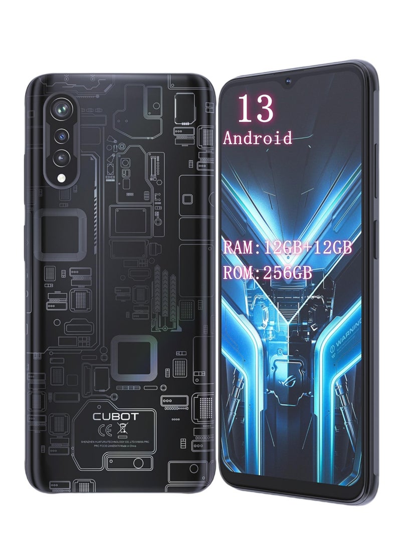 Cubot - X70 Smart Mobile Phone 6.583" 120Hz HD+ Display 12GB + 256GB/1TB Expandable 100MP Camera Octa Core MediaTek Helio G99 Dual SIM 4G Network 5200 mAh Battery Android 13 Finger-scanner Global Connectivity - Image 1