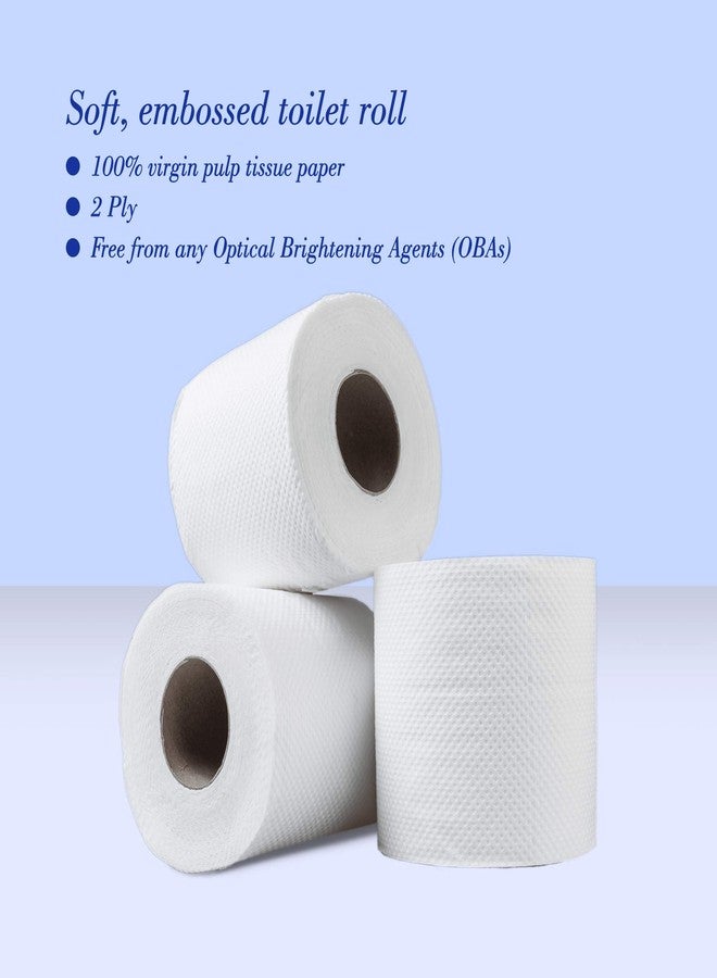 Wintex ELEGANT 2 Ply Extra Soft & Gentle Toilet/Bathroom Paper Rolls (4x2 packs, Total 8 Rolls) - Image 3