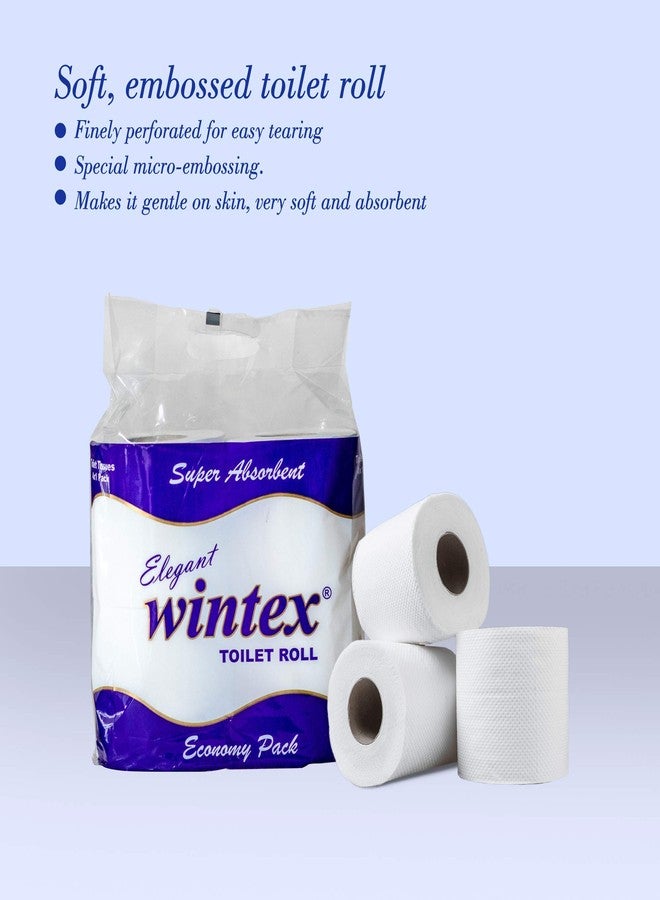 Wintex ELEGANT 2 Ply Extra Soft & Gentle Toilet/Bathroom Paper Rolls (4x2 packs, Total 8 Rolls) - Image 5