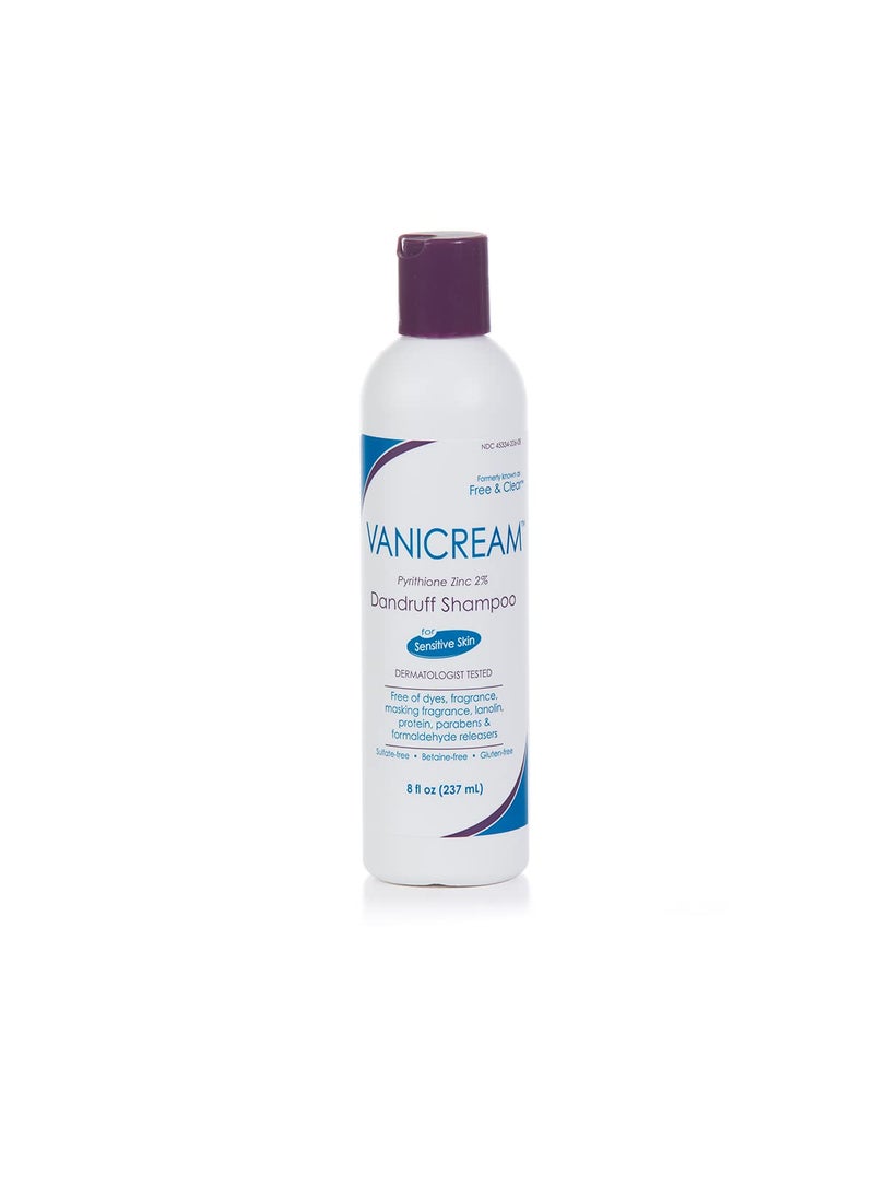 Vanicream Vanicream Medicated Dandruff Shampoo  Maximum OTC Strength Pyrithione Zinc 2  Unscented 8 Fl Oz Pack of 12 