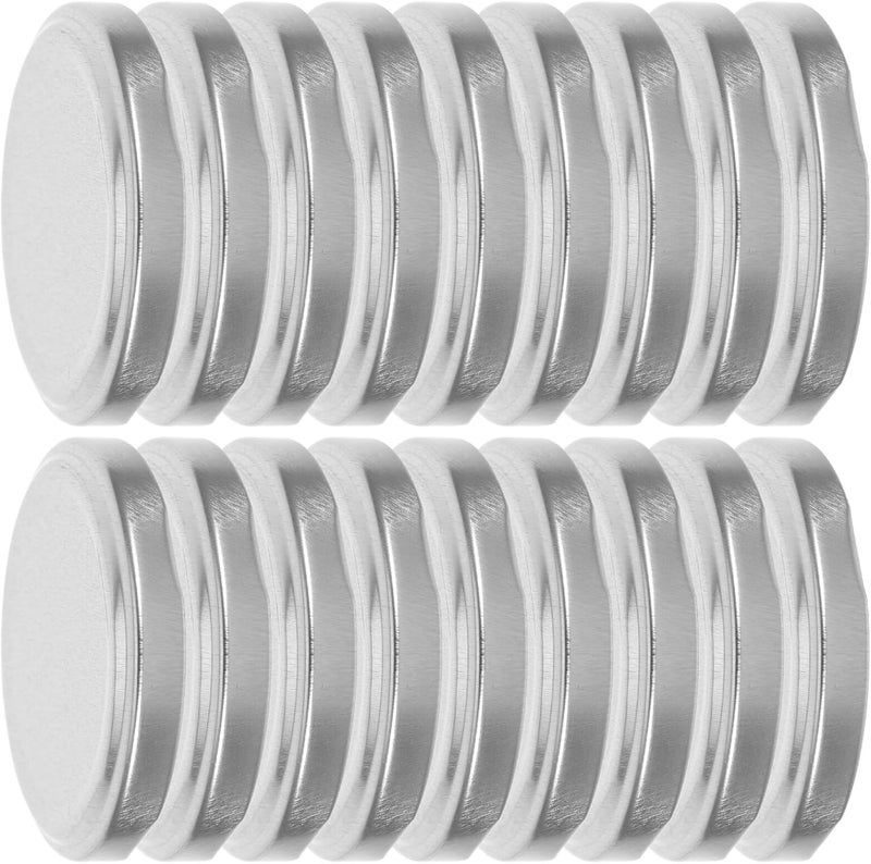 100pcs 66mm Regular Mouth Mason Jar Lids Tinplate Metal Caps Airtight Sealing Replacement Lids for Canning and Spice Jars Food Storage - Image 1