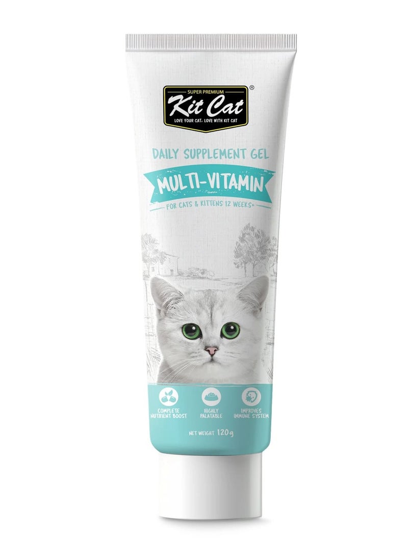 Daily Nutritional Supplement Gel For Cats & Kittens – Multi-Vitamin (120g)