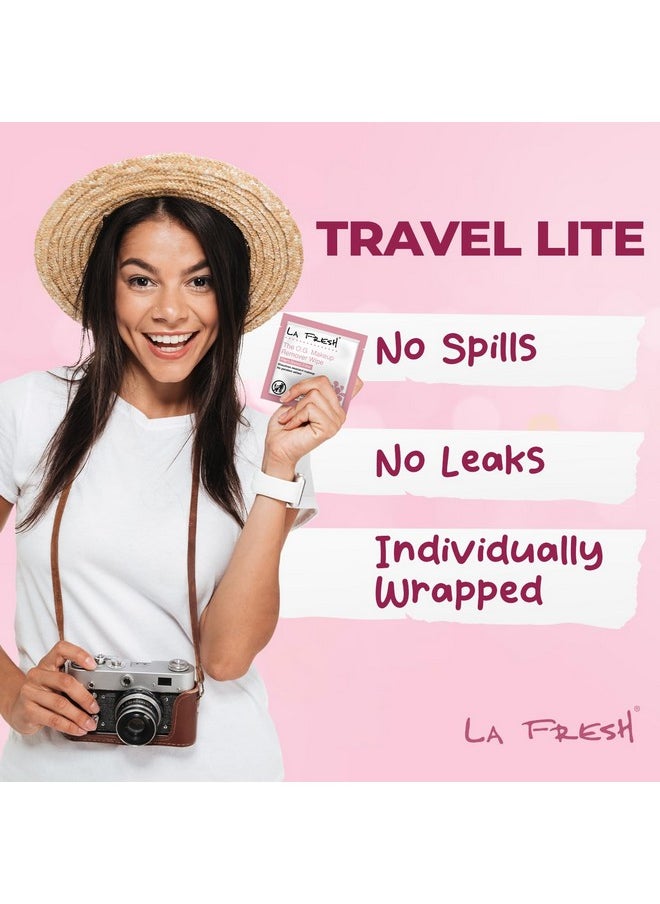 LA FRESH La Fresh Makeup Removal Facial Cleansing Wipes, Waterproof, 200 Count, Skin Care Travel Essentials  - Image 5