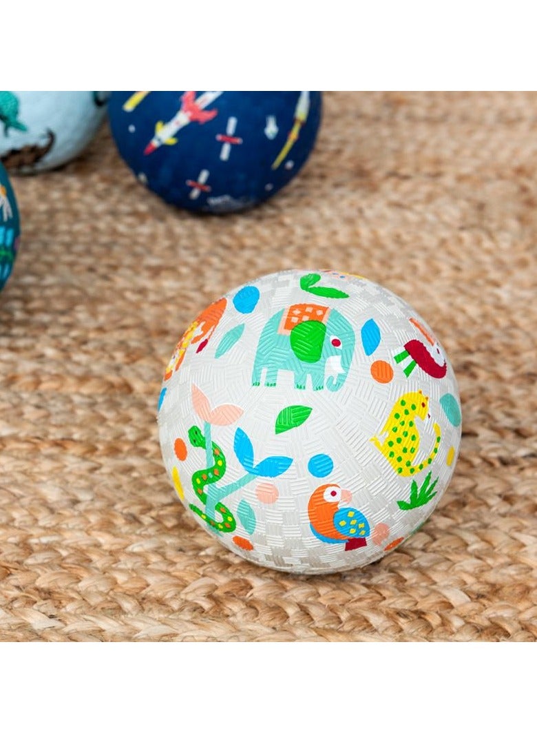 Rex London Play Ball Wild Wonders – Lightweight Bouncy Ball for Toddlers & Kids | Colorful Animal Design | Indoor & Outdoor Play | Fun Early Activity Toy for Ages 2+ - Image 2