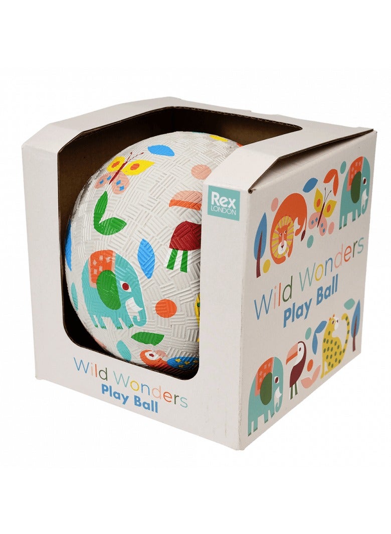 Rex London Play Ball Wild Wonders – Lightweight Bouncy Ball for Toddlers & Kids | Colorful Animal Design | Indoor & Outdoor Play | Fun Early Activity Toy for Ages 2+ - Image 5