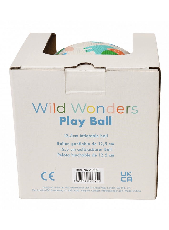 Rex London Play Ball Wild Wonders – Lightweight Bouncy Ball for Toddlers & Kids | Colorful Animal Design | Indoor & Outdoor Play | Fun Early Activity Toy for Ages 2+ - Image 3