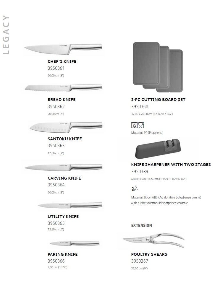 Berghoff - Berghoff Legacy Santoku knife stainless steel for meat or vegetables Pieter Roex Design 17,5 cm - Leo - Image 1