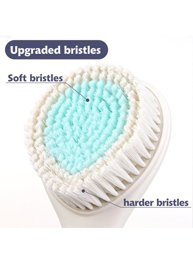 BEDELITE Back Bath Brush Long Handle for Shower - Soft Shower Brush for Men & Women,Back Brush Scrubber(16.4" Long), Skin Exfoliator for Bath Scrubber Body Brush(Ivory) - Image 4