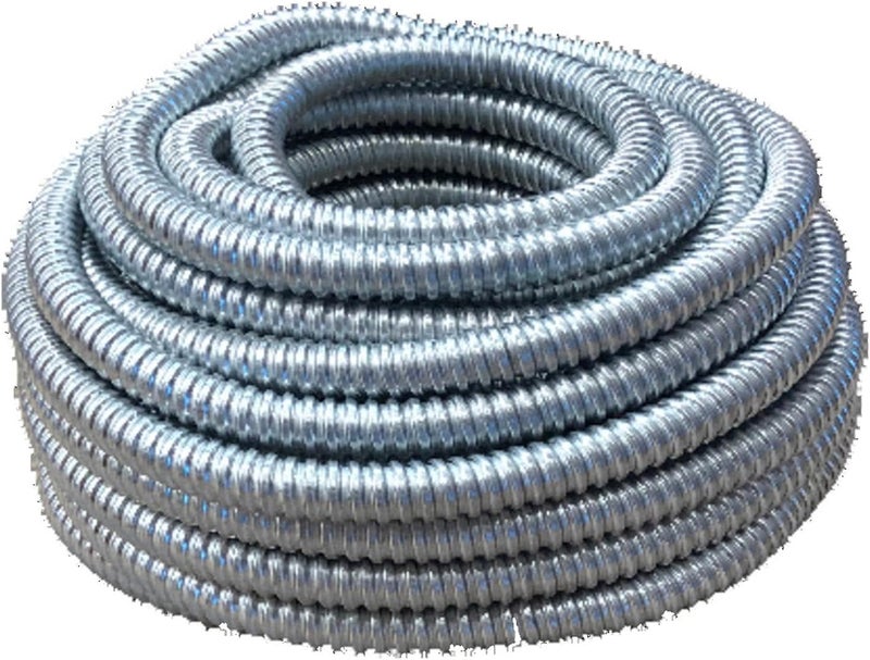Southwire Woods 55082121 25-Feet 1/2-Inch Alflex-Type RWA Reduced Wall Metal Aluminum Flexible Conduit - Image 2