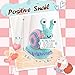 Hoedia Positive Crochet Animal Gifts for Her Him Boy Girl Friend Christmas Home Decorations Emotional Inspirational Support Snail Womens and Mens Present for Valentine Birthday Anniversary - Image 4