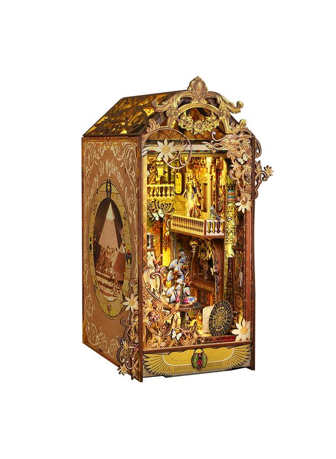 Bluejw Jiate Diy Cabin Tracing Lost City 3D Stereo Assembled Book House Micromodel Building Toy Birthday Gift - Image 1