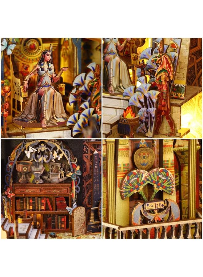 Bluejw Jiate Diy Cabin Tracing Lost City 3D Stereo Assembled Book House Micromodel Building Toy Birthday Gift - Image 3