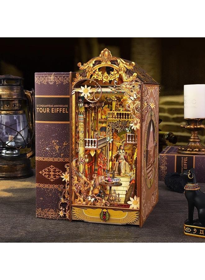 Bluejw Jiate Diy Cabin Tracing Lost City 3D Stereo Assembled Book House Micromodel Building Toy Birthday Gift - Image 5