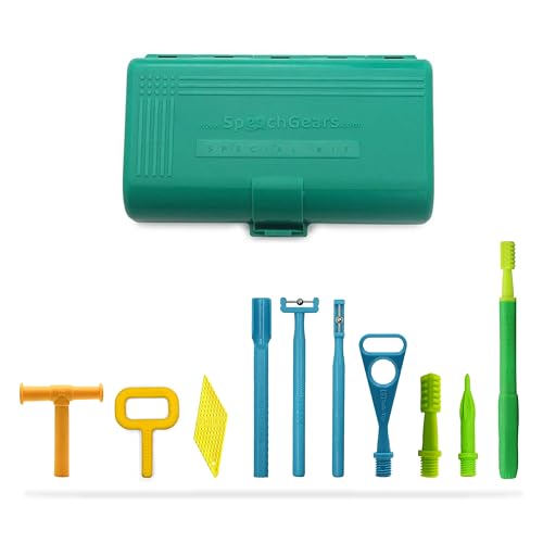 SPEECHGEARS Special Kit,Sensory Integration Tools,Speech Tools,Feeding Tools,V-Pen,Uni-Tip,Pointed-Tip,Talk-Tip,Tt-Lr,Tt-Ud,Tongue-Steer,Hickey,Sensory-Bite,Oro-Tube (Green),Pack of 1 - Image 5